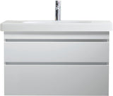 DURAVIT DuraStyle Möbelwaschtisch 1000 mm mit Überlauf & WonderGliss – Weiß