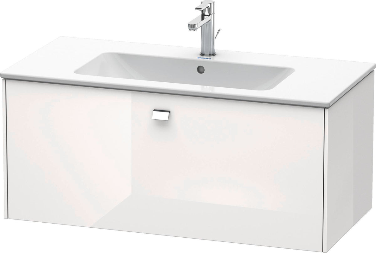Duravit Brioso Waschtischunterbau 620 mm betongrau matt mit 1 Auszug und Soft-Close
