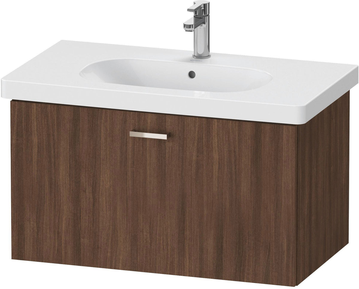 Duravit XBase Waschtischunterbau wandhängend 600 mm, 1 Auszug, weiß matt – montiert
