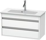 DURAVIT Ketho Waschtischunterbau 800 mm Weiß Matt mit 2 Schubkästen und Soft-Close