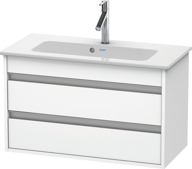 DURAVIT Ketho Waschtischunterbau 800 mm Weiß Matt mit 2 Schubkästen und Soft-Close
