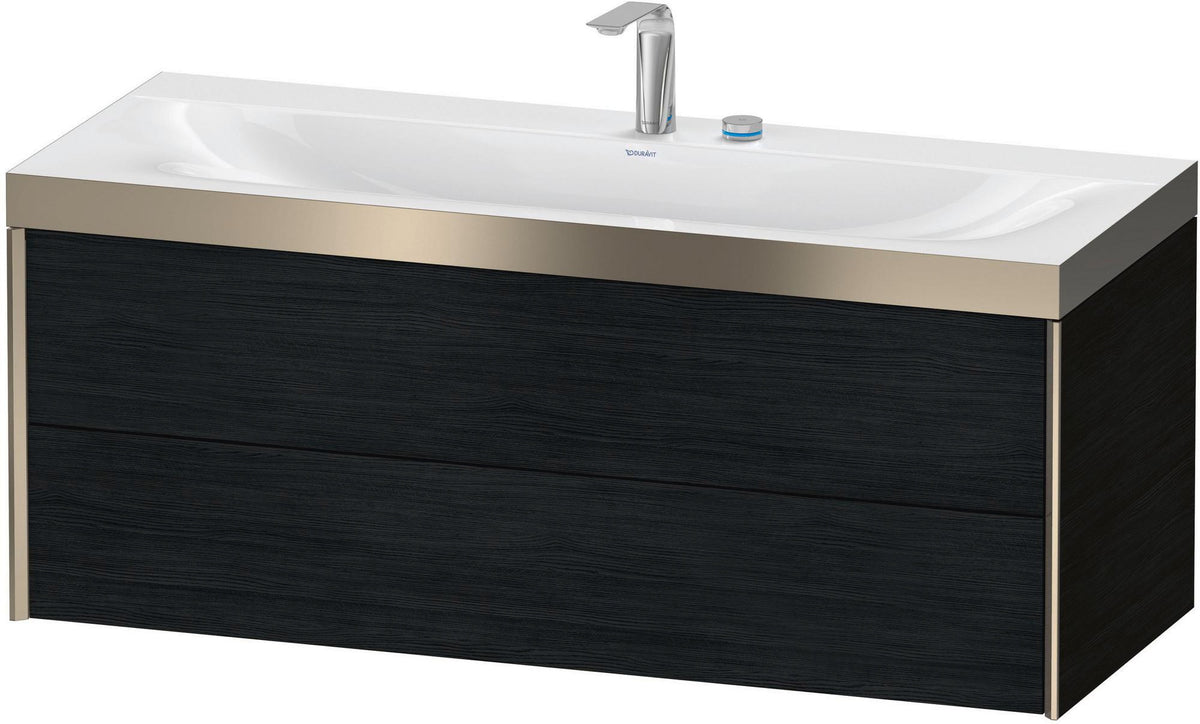 DURAVIT XViu c-bonded Waschtischunterschrank 1200 mm Eiche mit 2 Schubkästen und Tip-on-Technik