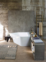 DURAVIT Paiova 5 Badewanne 1770x1300 mm Eck links Sanitäracryl weiß mit Verkleidung