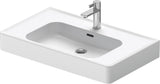 DURAVIT Soleil by Starck Möbelwaschtisch 600 mm Weiß mit Überlauf und 1 Hahnloch