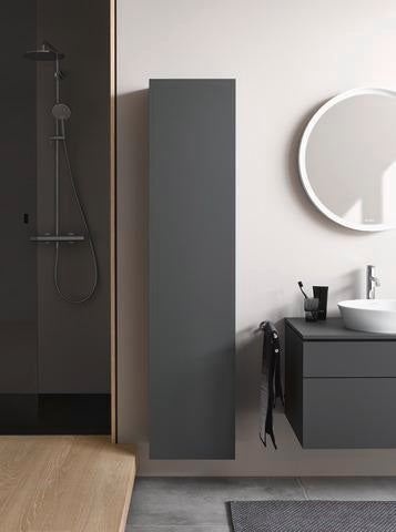 DURAVIT Duschsystem C.1 mit Brausethermostat, Schwarz Matt, Kopf- und Handbrause