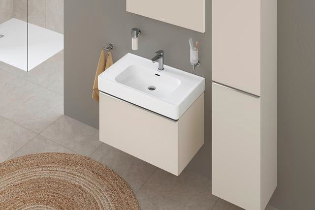 DURAVIT Push-open Ventil Universal für Waschtisch mit Überlauf, chrom, 64 mm, Metall