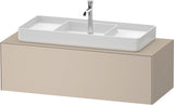 DURAVIT White Tulip Konsolen-Waschtischunterbau 1300 mm, wandhängend, weiß seidenmatt, 1 Auszug