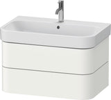 DURAVIT Happy D.2 Waschtischunterbau 775 mm, 2 Schubkästen, Tip-On, Taupe supermatt