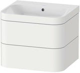 Duravit Waschtischset Happy D.2 Plus 2 Schubkästen 575x490 mm e HL Taupe Supermatt