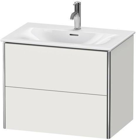 Duravit XSquare Waschtischunterbau 710 mm mit 2 Schubkästen in Steingrau matt