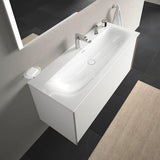 DURAVIT Tulum by Starck Einhebel-Waschtischmischer mit Zugstange, 135 mm Ausladung, Chrom