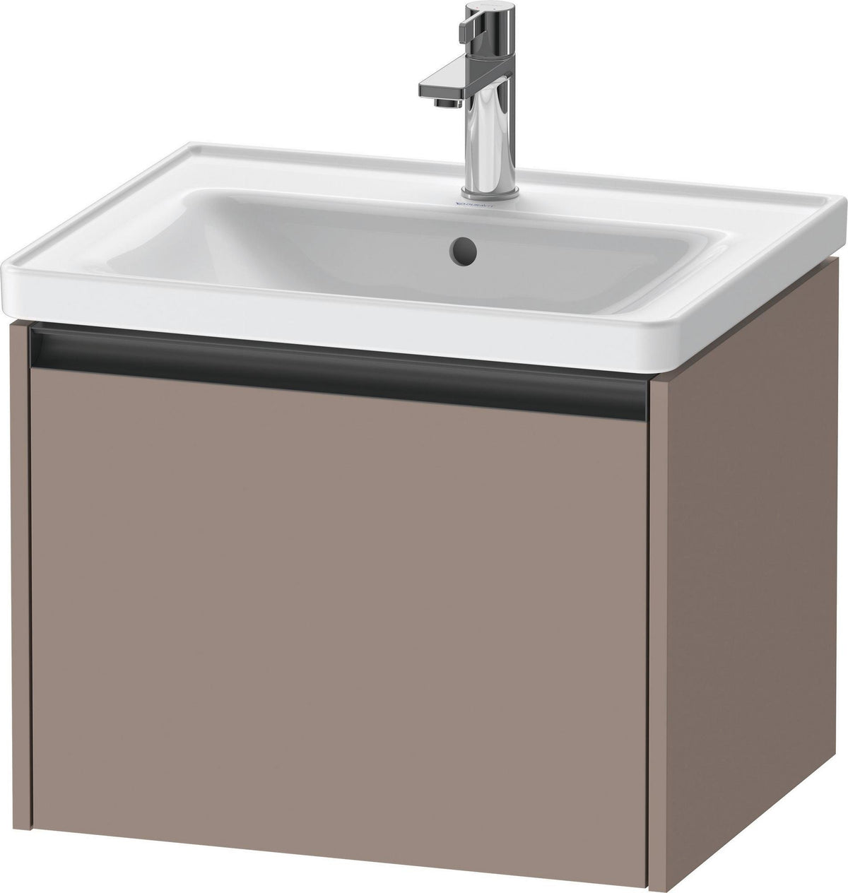 Duravit Ketho.2 Waschtischunterbau 584 mm betongrau matt mit 1 Auszug