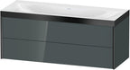 m/dolom. grey hg,Rahmen B2 / dolomiti grey hochglanz / schwarz matt
