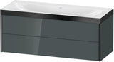 DURAVIT XViu c-bonded Waschtischunterbauset 1200 mm wandhängend mit 2 Schubkästen