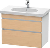 DURAVIT DuraStyle Waschtischunterbau 800 mm wandhängend, 2 Schubkästen, weiß matt – mit Soft-Close