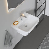 DURAVIT DuraStyle Waschtisch 550 mm mit Überlauf, 1 Hahnloch und WonderGliss