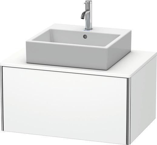 Duravit XSquare Waschtischunterbau 800 mm wandhängend, 1 Auszug, ohne Armatur, seidenmatt