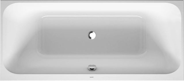 Duravit Happy D.2 Badewanne 1800x800 mm Einbauversion mit 2 Rückenschrägen Weiß
