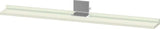 DURAVIT Sivida Spiegel Ablage 1000 mm Chrom/Nussbaum Matt – Badablage mit Befestigungsmaterial