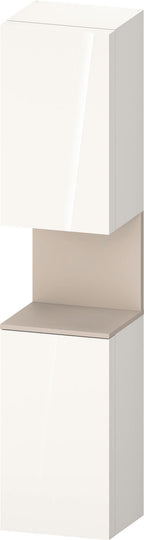 weiß / hochglänzend / Hochglanz,Ni:Taupe Supermatt,Dekor
