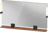 DURAVIT Sivida Spiegel 1250x650x36 mm mit LED, Dimmfunktion und Sensorschalter – Chrom/Weiß Matt
