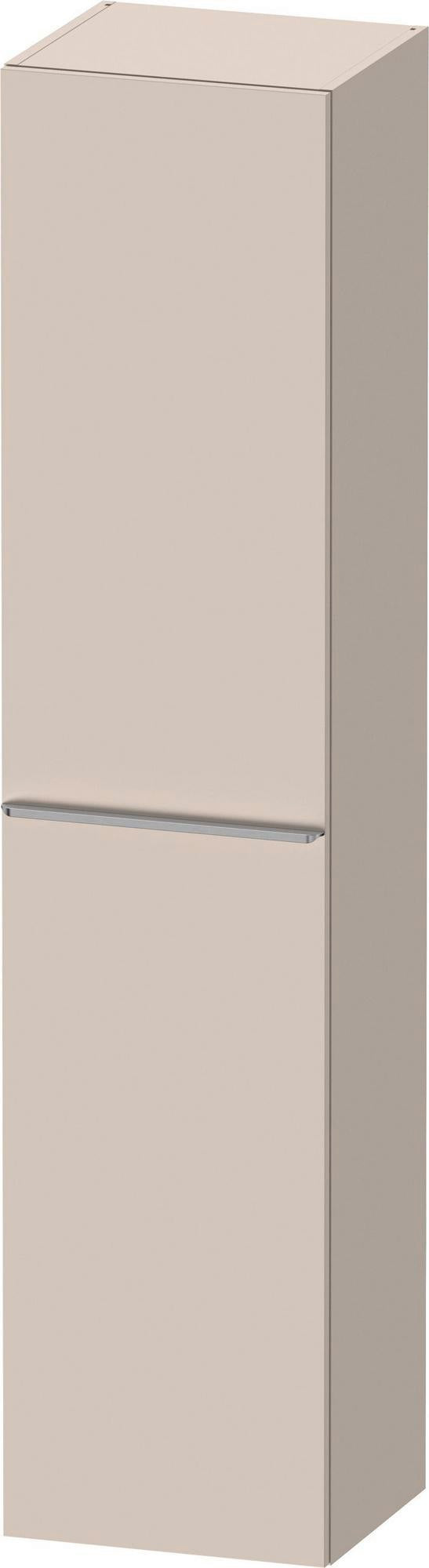 DURAVIT D-Neo Hochschrank 400x360x1760 mm, 1 Tür links, Eiche Schwarz – Matt, Soft-Close
