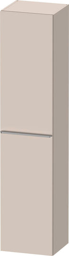 sonstige / matt / HS,Tür:1,TA:LI,Gr:Edelst.Gebü. 400x360x1760mm, Taupe Matt,