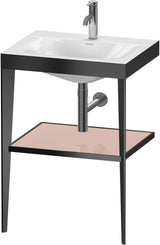 DURAVIT XViu c-bonded Waschtischset 600 mm champagner matt apricot pearl