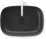 Duravit C.1 Einhebel-Waschtischmischer XL 166 mm mit Zugstange, Schwarz Matt