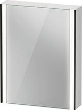 Duravit XViu Spiegelschrank 800 mm mit LED-Beleuchtung, links, champagner matt