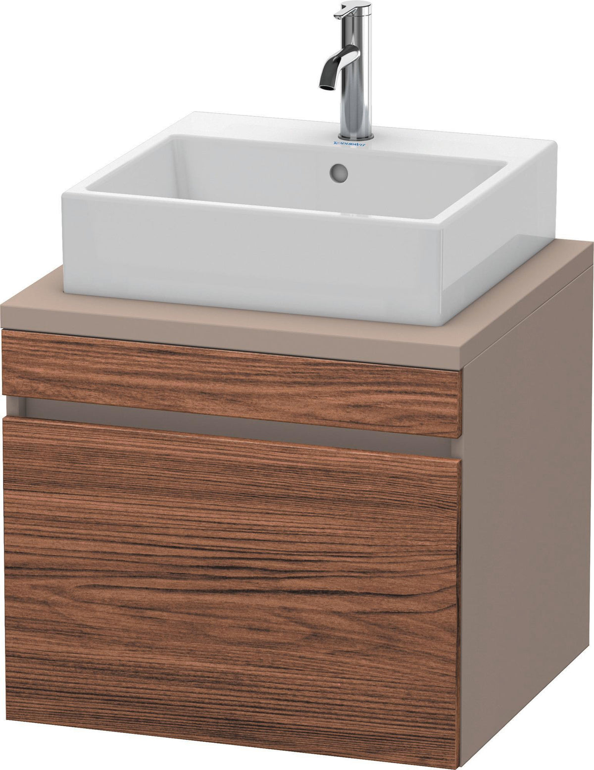DURAVIT DuraStyle Konsolenunterschrank 600 mm betongrau matt – 1 Auszug, wandhängend