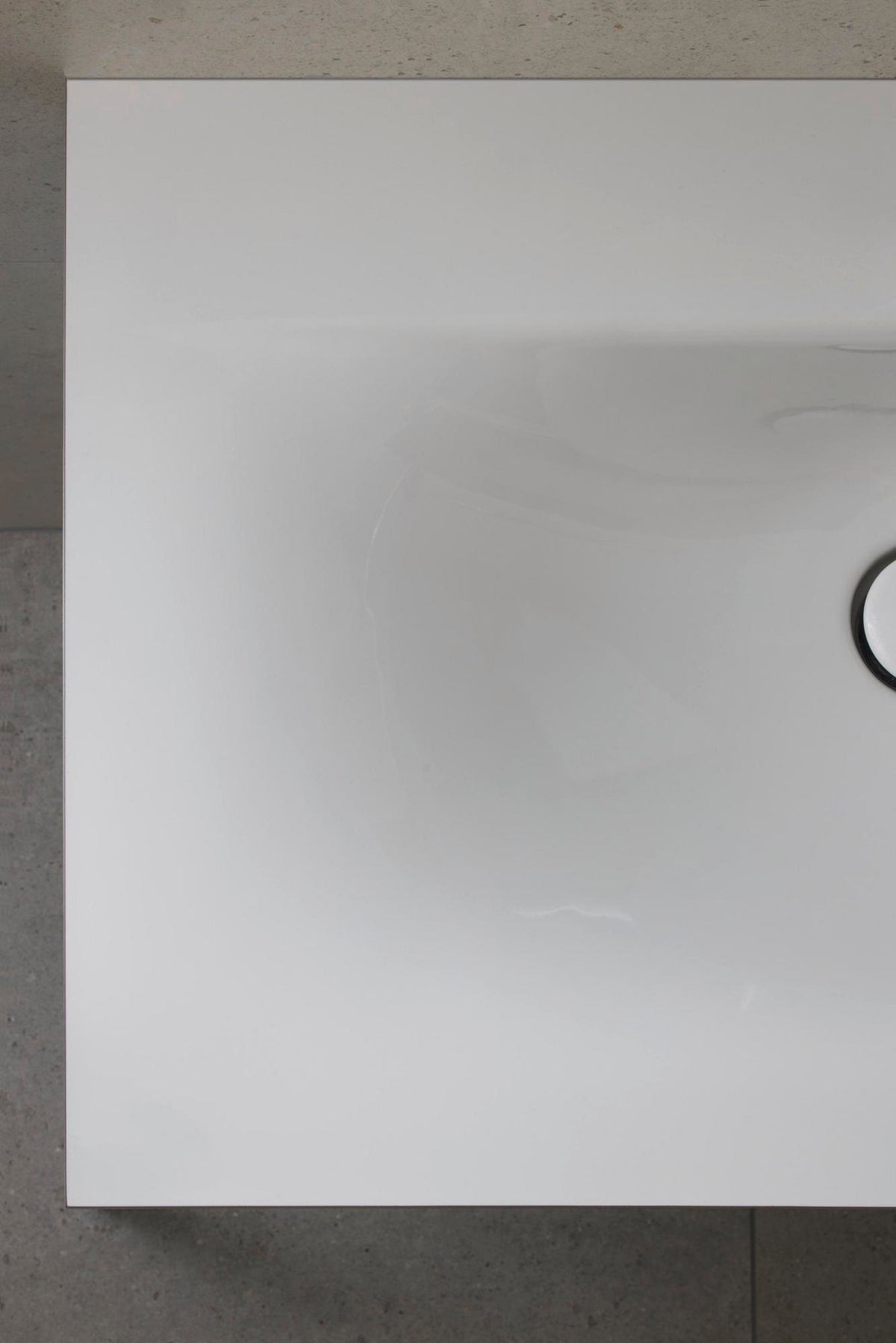 Duravit Viu Möbelwaschtisch 1030 mm Weiß mit Überlauf und Hahnlochbank