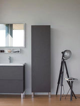 DURAVIT L-Cube Regalelement 1000 mm betongrau matt, 3 Fächer, wandhängend