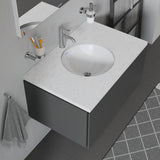 Duravit L-Cube Konsolenwaschtischunterbau 820 mm betongrau matt, 1 Auszug, wandhängend