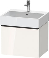 DURAVIT D-Neo Waschtischunterbau 584 mm wandhängend mit 1 Auszug, Griff Bronze, Weiß Matt