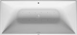 DURAVIT DuraSquare Whirlwanne 1850x850 mm freistehend mit Air-System und 2 Rückenschrägen