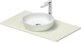 DURAVIT Sivida Waschtischset 880x500 mm mit Konsole, Aufsatzbecken, medizinische Ausführung