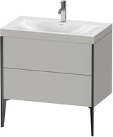 DURAVIT XViu c-bonded Waschtischset 800 mm mit 2 Auszügen, bodenstehend, Soft-Close