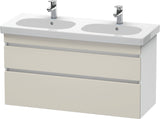 Duravit DuraStyle Waschtischunterbau 1150 mm, 2 Schubkästen, weiß matt – wandhängend
