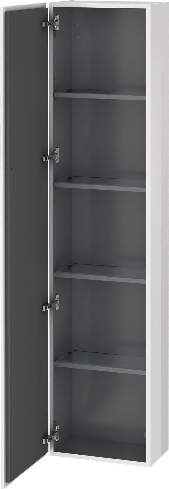Duravit Hochschrank L-Cube 1760 mm Eiche Natur, 1 Tür rechts, wandhängend, Soft-Close
