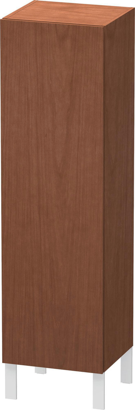 Duravit Halbhochschrank L-Cube 363x400x1320mm 1 Tür links, Amerikanisch Nussbaum