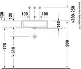 DURAVIT Vero Air Aufsatzbecken 500 mm ohne Überlauf und Hahnloch, geschliffene Sanitärkeramik