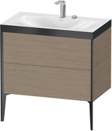Duravit XViu c-bonded Waschtischset bodenstehend 800 mm mit 2 Auszügen, Push-Open und Soft-Close