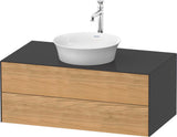 DURAVIT White Tulip Waschtischunterbau wandhängend 1000 mm, 2 Schubkästen, Weiß Seidenmatt