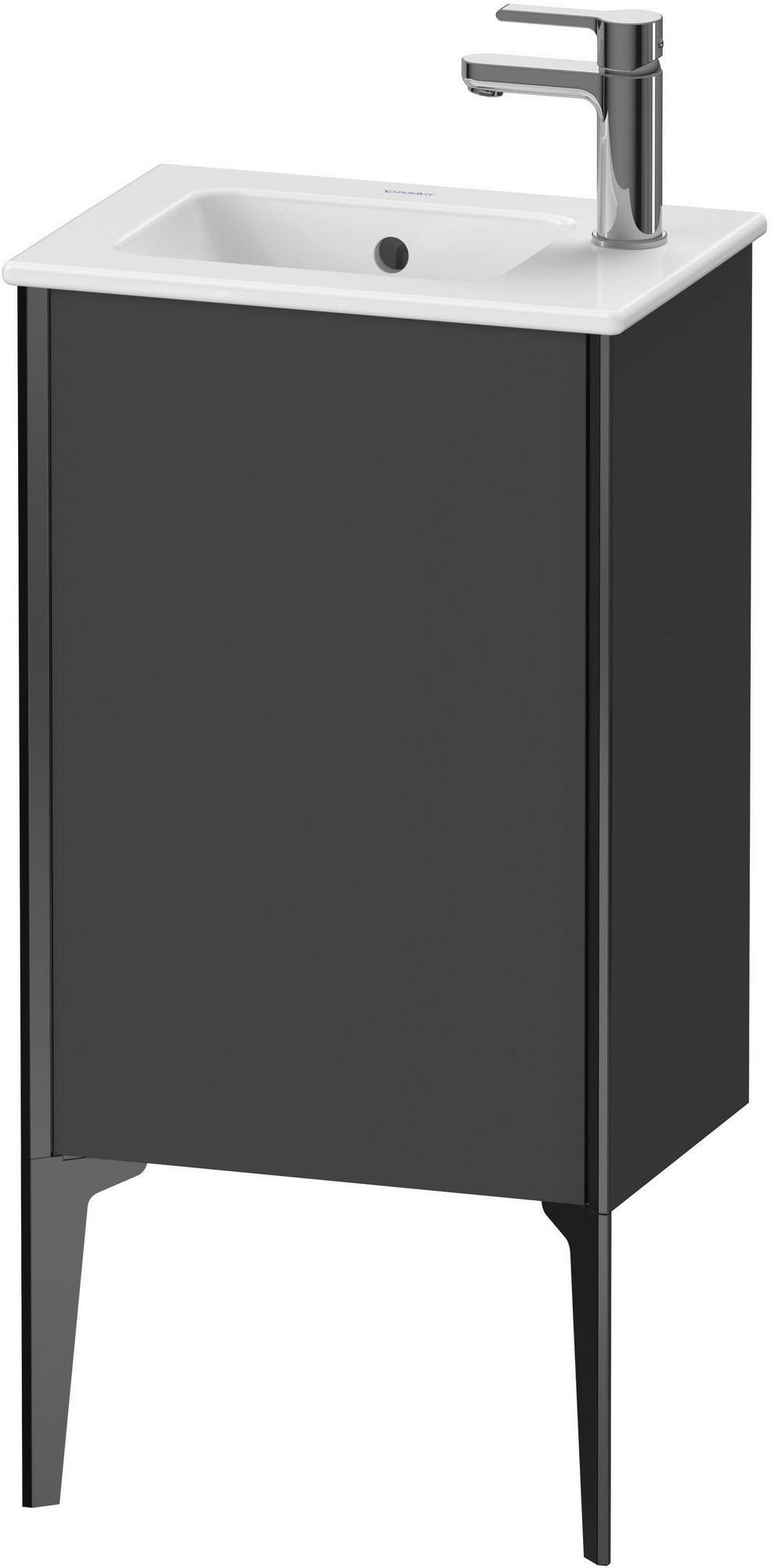 DURAVIT XViu Waschtischunterbau bodenstehend 594x410x290 mm, 1 Tür links, Anthrazit