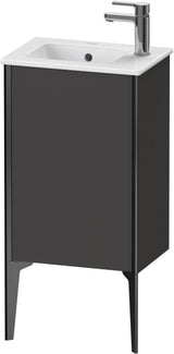 DURAVIT XViu Waschtischunterbau bodenstehend 594x410x290 mm, 1 Tür links, Anthrazit