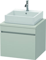 DURAVIT DuraStyle Konsolenunterschrank 600 mm betongrau matt – 1 Auszug, wandhängend