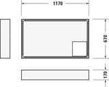 DURAVIT D-Code Duschwanne 1000x700 mm Weiß Sanitäracryl rechteckig