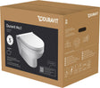 Duravit No.1 Wand-WC-Set rimless weiß inkl. WC-Sitz mit Absenkautomatik