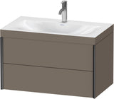 DURAVIT XViu c-bonded Waschtischset wandhängend 800x480x503mm mit 2 Schubkästen, Push-Open und Soft-Close